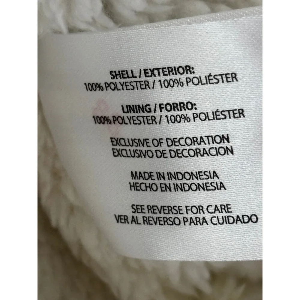 Orvis Men's Sherpa Lined Quarter Zip Pullover Sweater Gray Jacket Size M